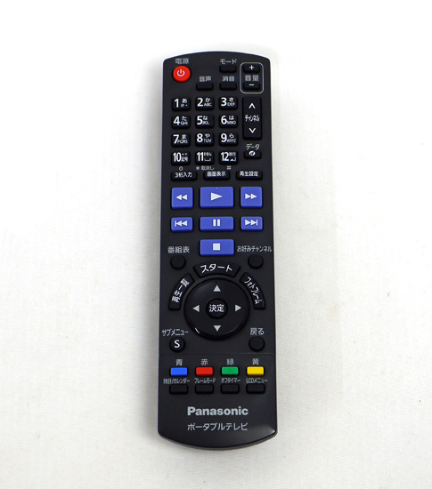 【中古】Panasonic　液晶テレビ用リモコン　N2QAYB000665
