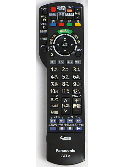 【中古】Panasonic　CATVリモコン　N2QAYB000901