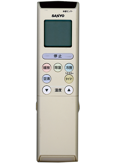 【中古】SANYO製 エアコンリモコン RCS-DU1