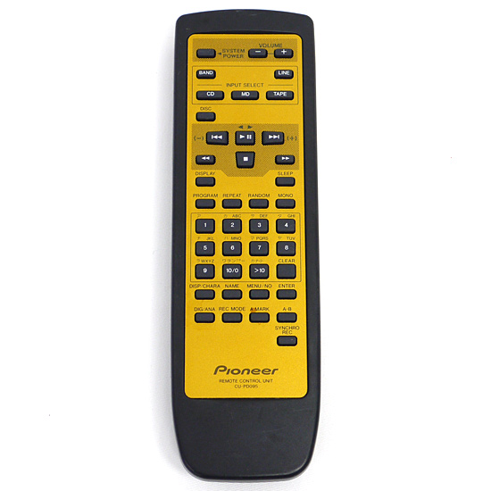 【中古】PIONEER　オーディオリモコン CU-PD095
