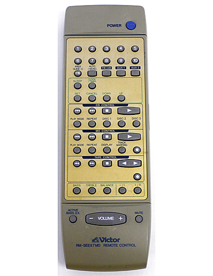 【中古】Victor オーディオリモコン RM-SEEX7MD