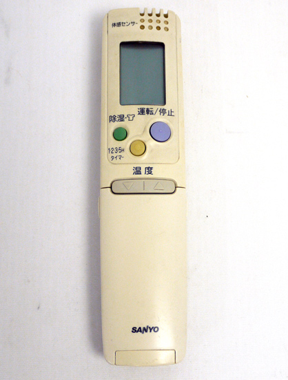 【中古】SANYO製　エアコンリモコン　RCS-SP1