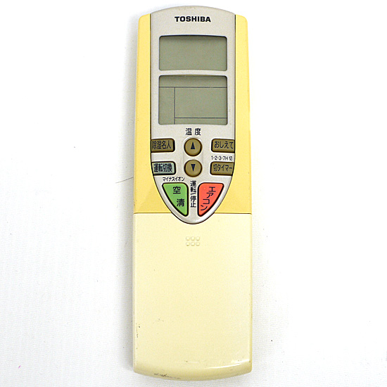 【中古】TOSHIBA　エアコンリモコン　WH-F1U