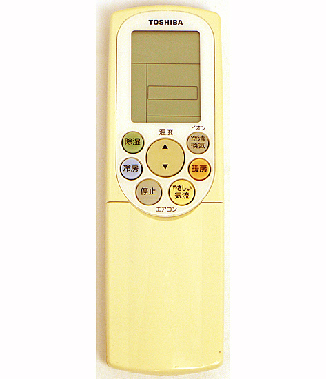 【中古】TOSHIBA　エアコンリモコン WH-F2E