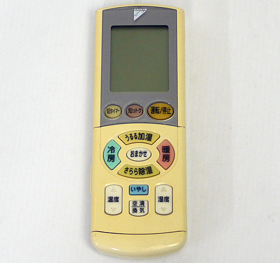 【中古】DAIKIN　エアコンリモコン ARC444A1