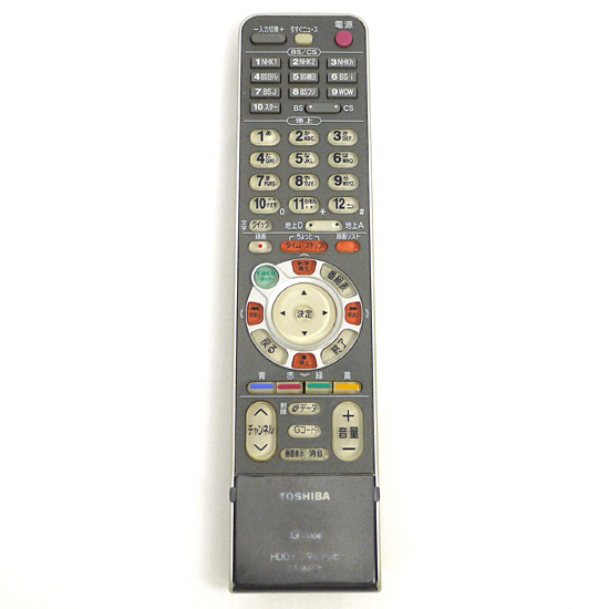 【中古】TOSHIBA　液晶テレビ用リモコン CT-90228