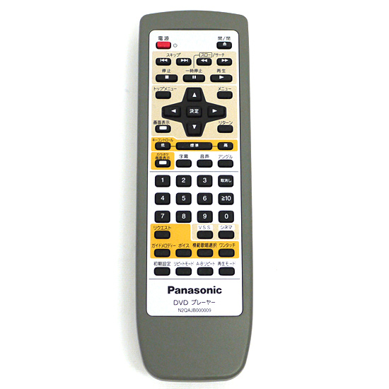 【中古】Panasonic　オーディオリモコン N2QAJB000009