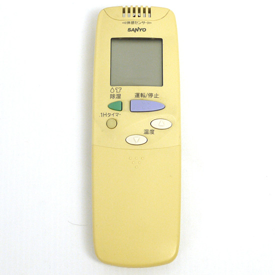 【中古】SANYO製　エアコンリモコン　RCS-SJ2