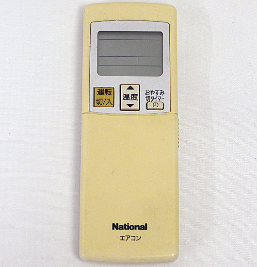【中古】National　エアコンリモコン A75C2874