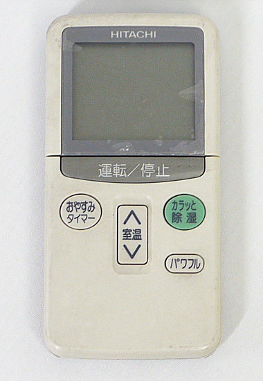 【中古】HITACHI　エアコンリモコン　RAR-1R1
