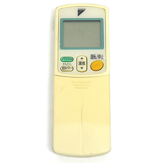 【中古】DAIKIN　エアコンリモコン　ARC432A16
