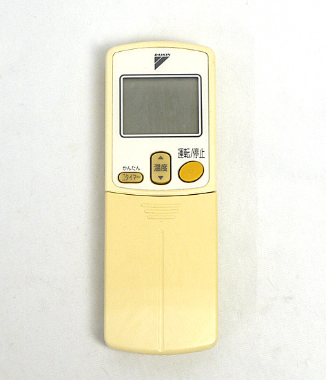 【中古】DAIKIN　エアコンリモコン　ARC422A12