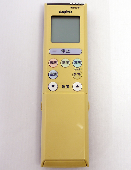 【中古】SANYO製　エアコンリモコン RCS-DU1