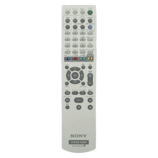 【中古】SONY HDDコンポ用 リモコン RM-NJ06DW