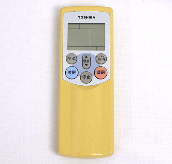 【中古】TOSHIBA　エアコンリモコン　WH-F01J