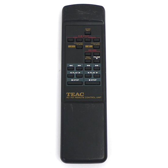 【中古】TEAC　オーディオリモコン RC-707