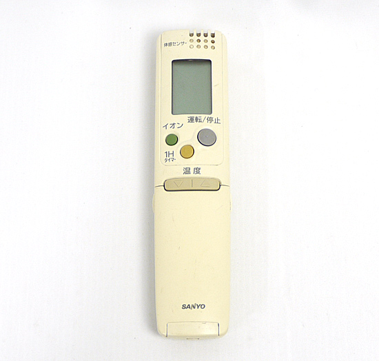 【中古】SANYO製　エアコンリモコン　RCS-SN3