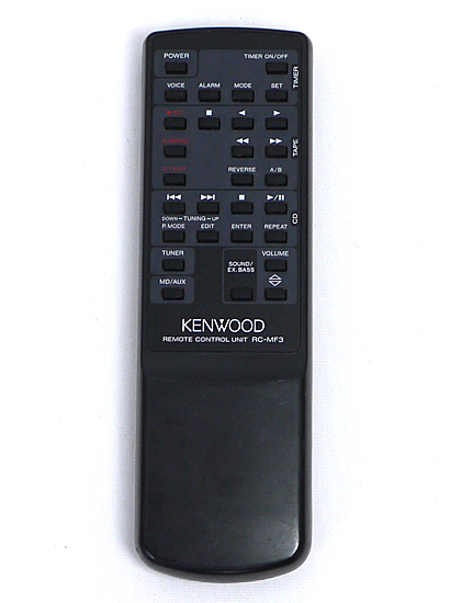 【中古】KENWOOD　オーディオ用リモコン RC-MF3