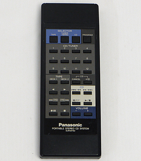 【中古】Panasonic　オーディオリモコン　EUR64762