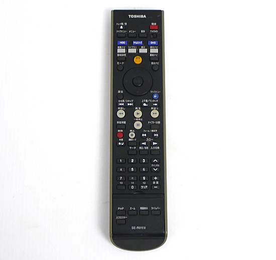 【中古】TOSHIBA製　HDD&DVDレコーダー用リモコン　SE-R0188(79101430)