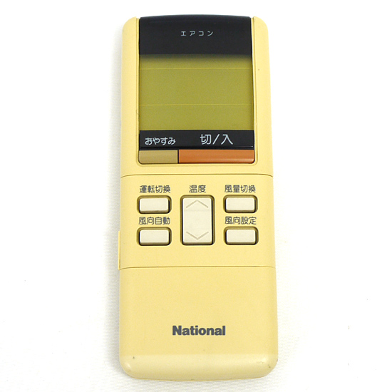 【中古】National　エアコンリモコン A75C462