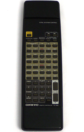 【中古】ONKYO オーディオリモコン RC-398S