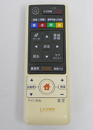 【中古】J:COM　CATVリモコン　060-229910010