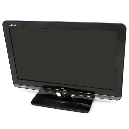 【中古】SHARP　19V型 ハイビジョン液晶テレビ AQUOS　LC-19K3　ブラック　リモコンなし