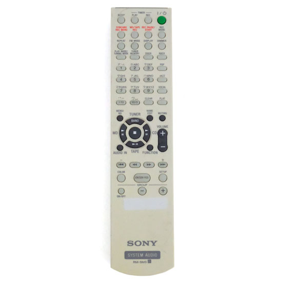 【中古】SONY　オーディオリモコン RM-SM3