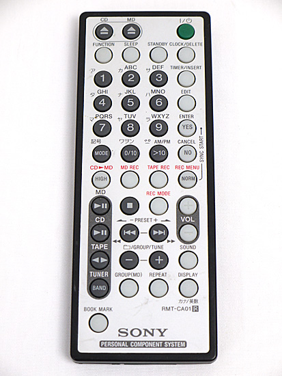 【中古】SONY　オーディオリモコン RMT-CA01