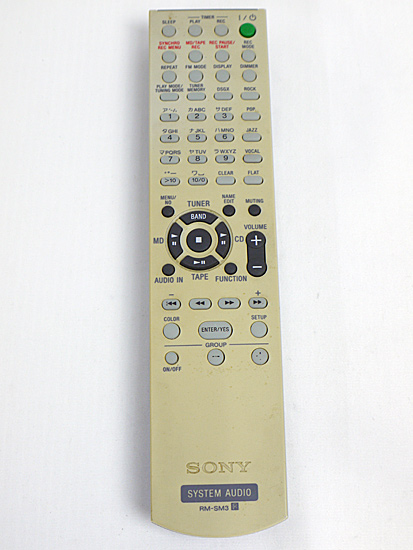 【中古】SONY　オーディオリモコン RM-SM3