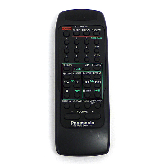 【中古】Panasonic　オーディオリモコン RAK-RX151WH