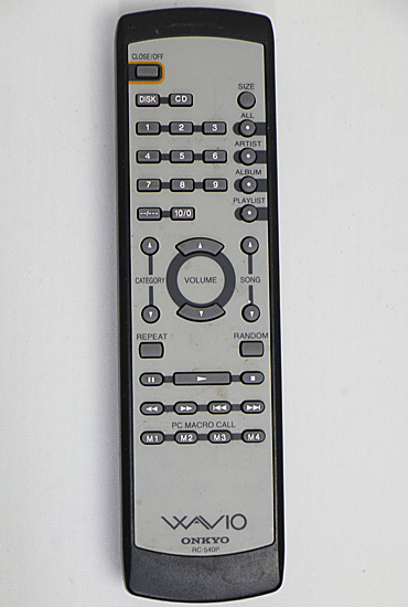 【中古】ONKYO　オーディオリモコン RC-540P