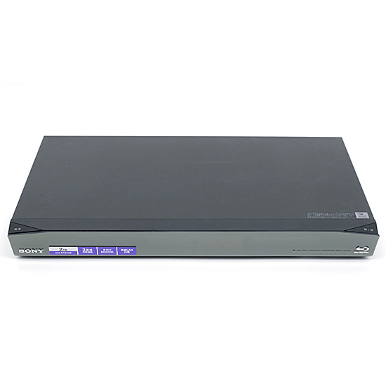 【中古】SONY　ブルーレイディスクレコーダー　BDZ-ET2100　リモコンなし
