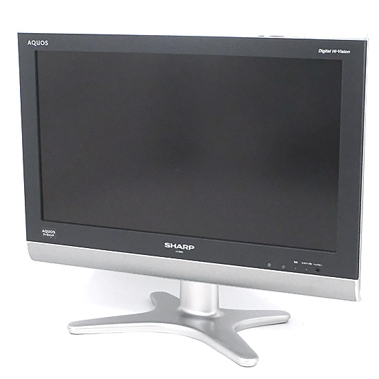 【中古】SHARP　20V型 ハイビジョン液晶テレビ AQUOS　LC-20E5-B　リモコンなし