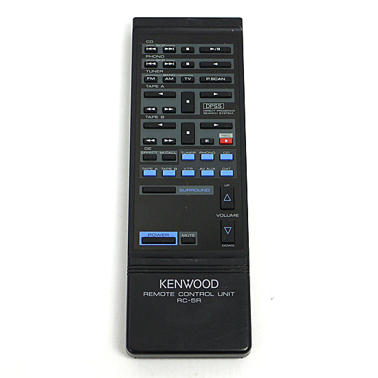 【中古】KENWOOD　オーディオ用リモコン　RC-5R