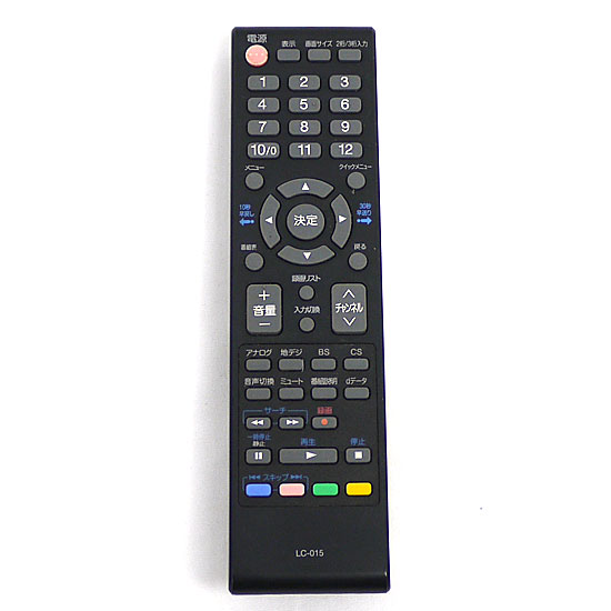【中古】ORION　テレビ用リモコン LC-015　本体いたみ