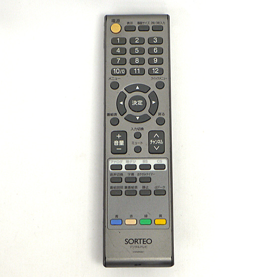 【中古】三谷商事　SORTEO テレビ用リモコン　076R0RS021