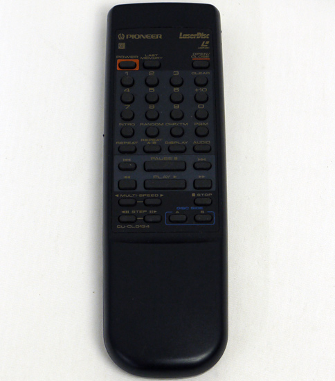 【中古】Pioneer　LDリモコン CU-CLD134