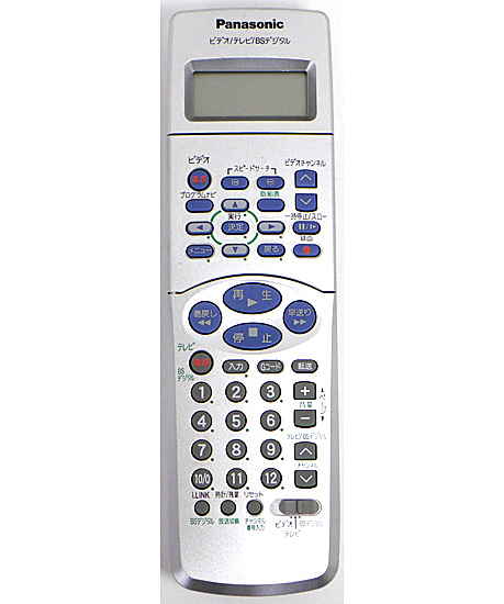 【中古】Panasonic　ビデオリモコン　VEQ2433