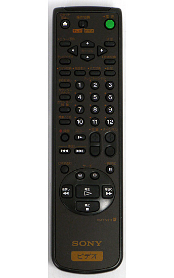 【中古】SONY　ビデオリモコン　RMT-V211