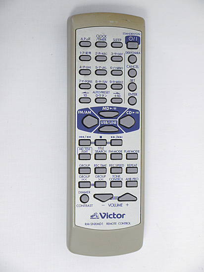 【中古】Victor オーディオリモコン RM-SNXMD1