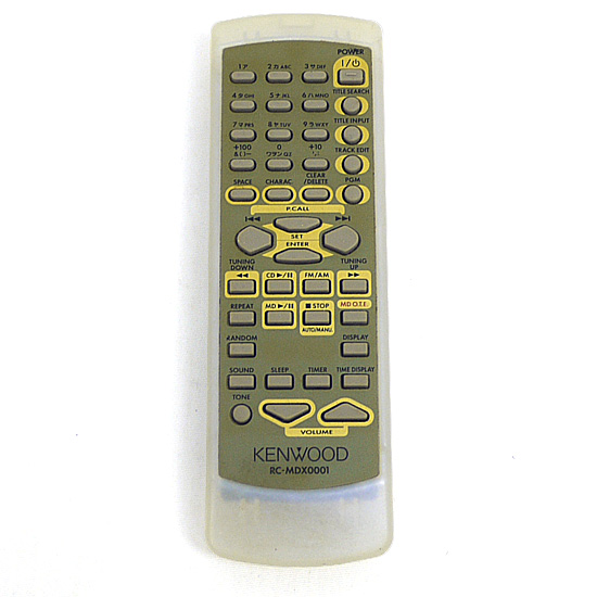 【中古】KENWOOD　オーディオ用リモコン RC-MDX0001