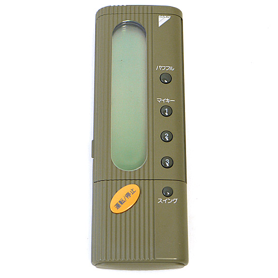 【中古】DAIKIN　エアコンリモコン　KRC109-1