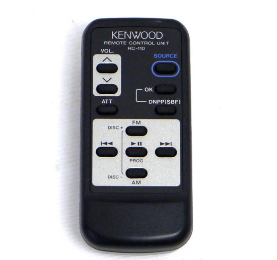 【中古】KENWOOD　カーオーディオ用リモコン　RC-110