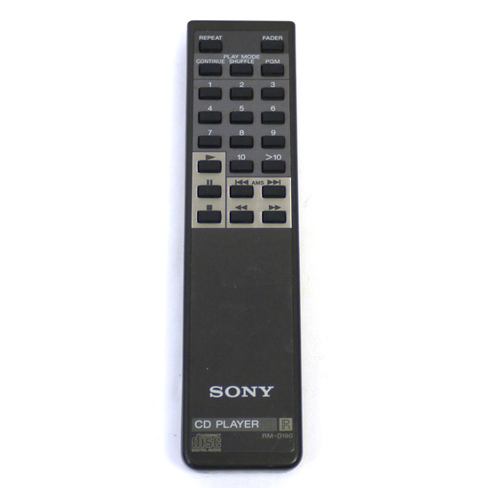 【中古】SONY　オーディオリモコン　RM-D190