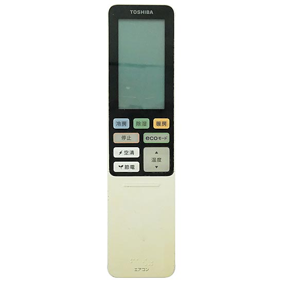 【中古】TOSHIBA　エアコンリモコン WH-RA01SJ