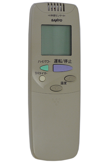 【中古】SANYO製 エアコンリモコン RCS-L5VA