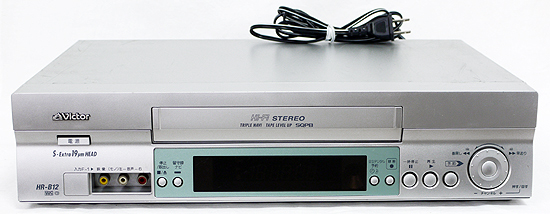 【中古】Victor　VHS Hi-Fiビデオ　HR-B12　リモコン付き