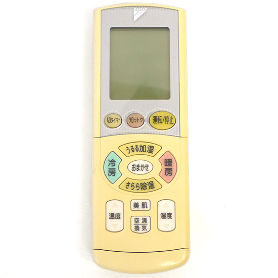 【中古】DAIKIN　エアコンリモコン　ARC444A15